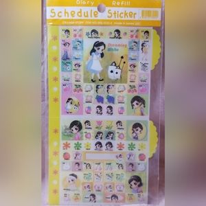 Orange Story Dreaming White schedule stickers